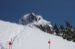 1. Your first sight after seeing the T-bar around the end fly-wheel, is the peak of Mt. Cain. In the foreground is the hiking route to upper out-of-bounds slopes. 