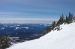 6. This scene is taken looking off to the right. Here we can see several distant mountain ranges. We are looking north-north-west in this picture.