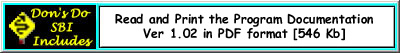 Download Don's SBI Includes Documentation - Ver 1.02