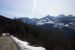 1. In the left of this picture you can see the gravel road that leads to Mt. Cain. This spot gives your first view of the many mountain vistas you can see on this skiing holiday.