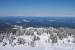 1. This shot is taken looking almost directly north. We are looking to the west of Campbell River and to the snow covered mountain on the mainland. The Copper run goes off to the right in the immediate foreground. 