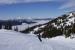 4. A unknown skier showing great form as he heads down the Gully towards Linton's Loop.