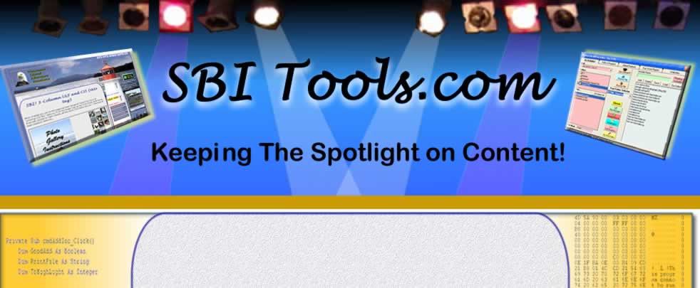 SBI Tools Stage Header Pix